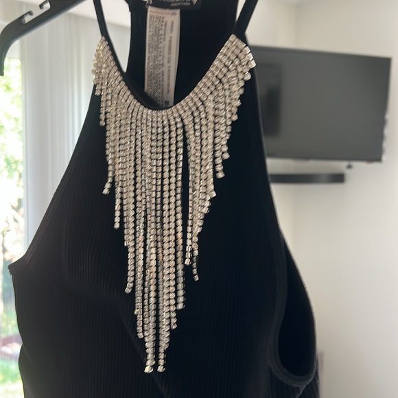 Zara Rhinestone Haltertop NWT - Picture 5 of 6